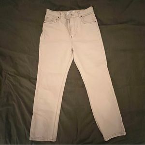 Reformation | Cynthia High Rise Straight Jeans | Color: Cream/Tan